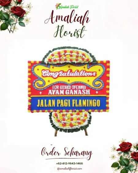 Sewa Papan Bunga Talang Bubuk