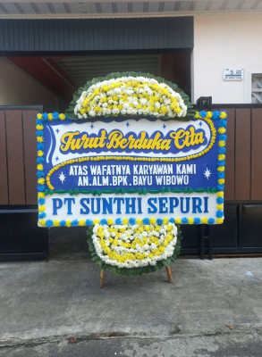 Papan Bunga Duka di Talang Bubuk